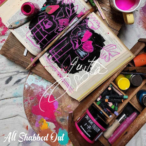 Eye Love Hue LLC Dragonfruit- All Shabbed Out Collection Acrylic Mineral Paint Chalk Paint Clay Paint